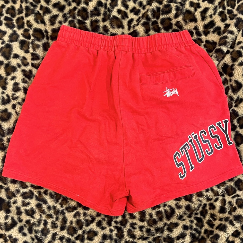 Stussy Red Sweat-shorts